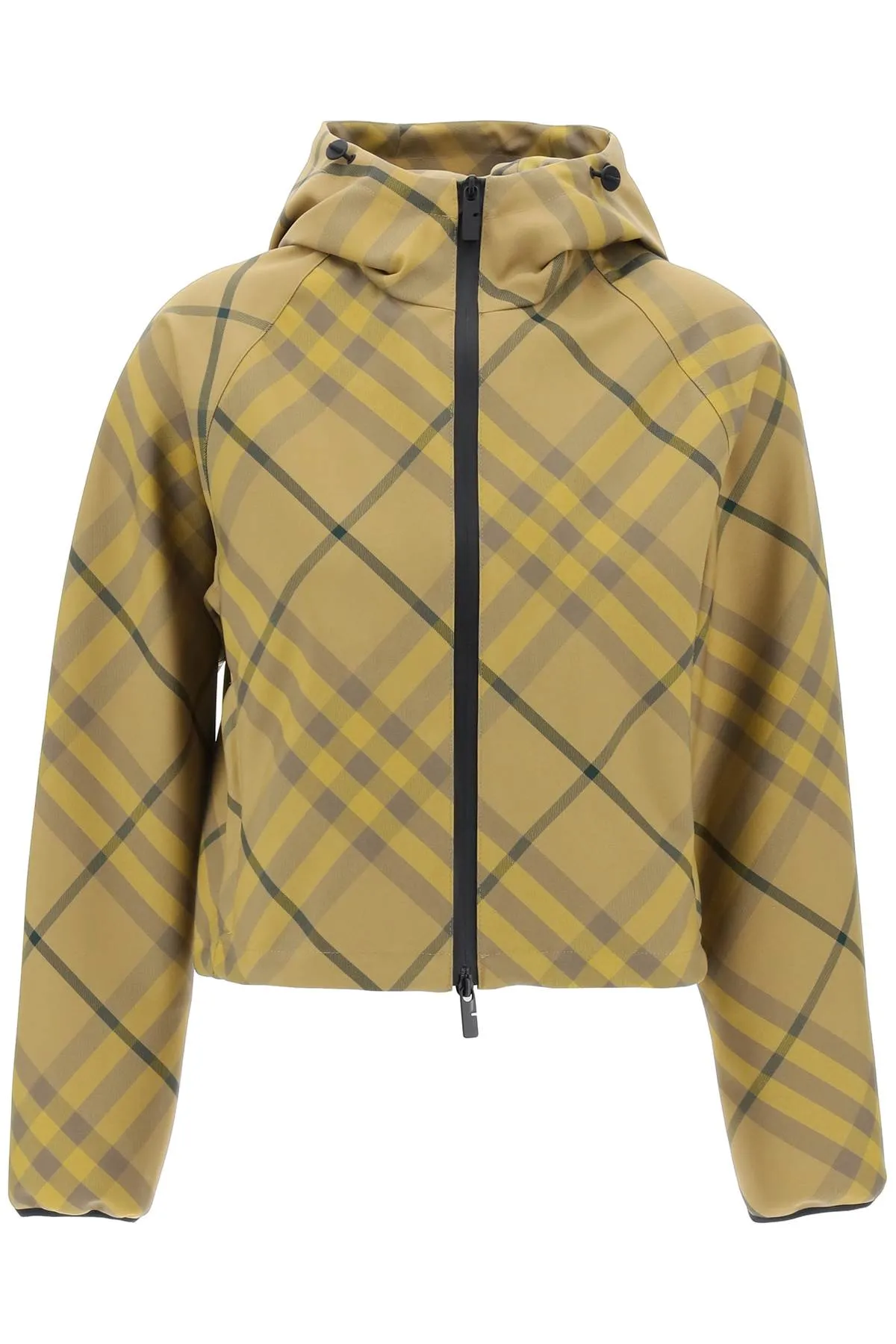 Burberry "Cropped Burberry Check Jacket"