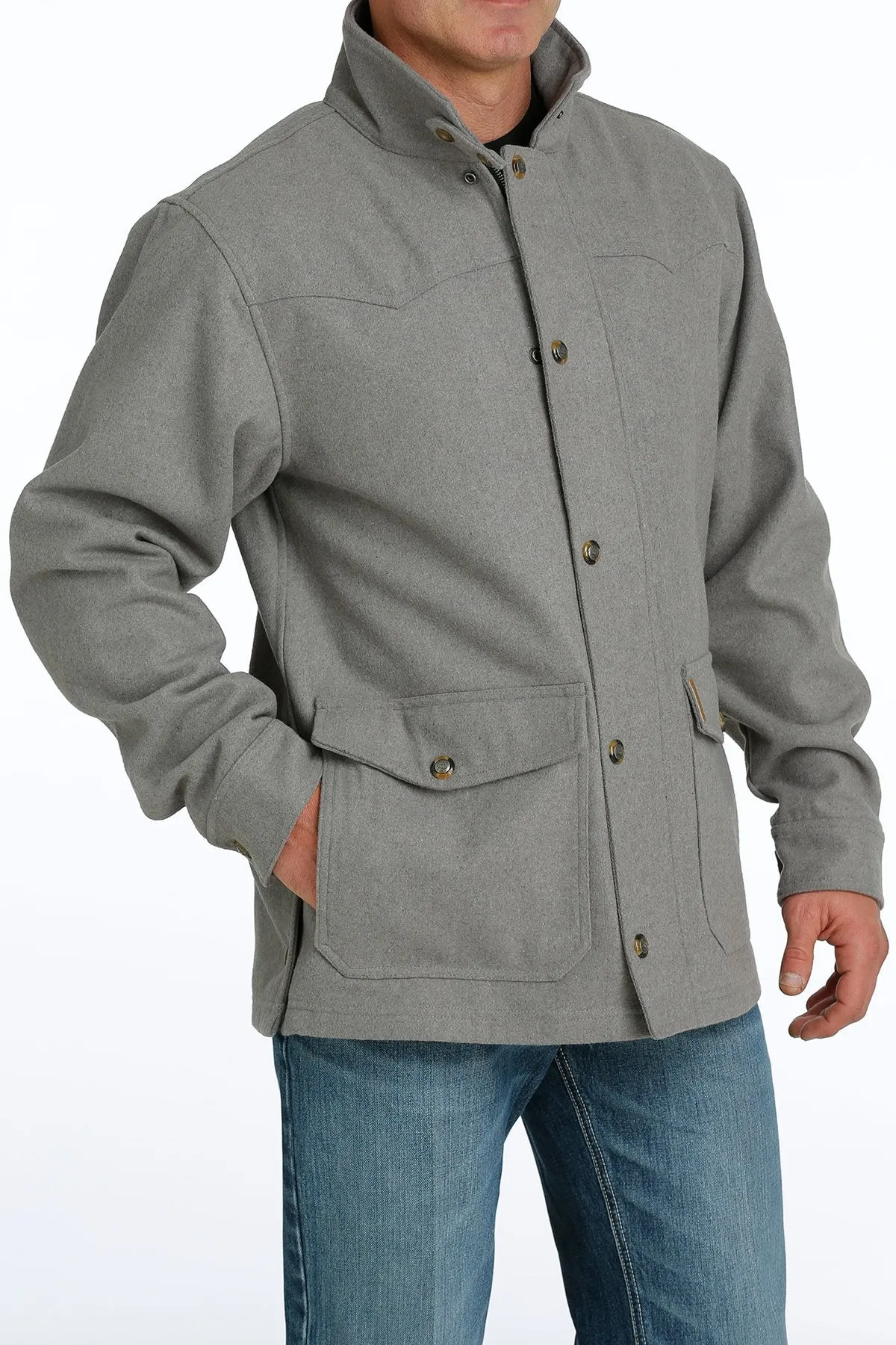 Cinch Men's Gray Ranch Coat