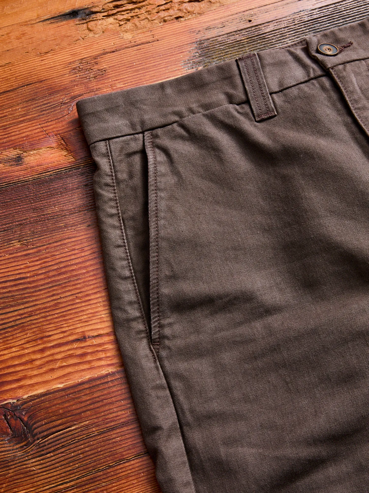 Deck Pant in Bark