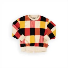 Girls Sweater | Sweatshirt- Checkers | Carlijnq