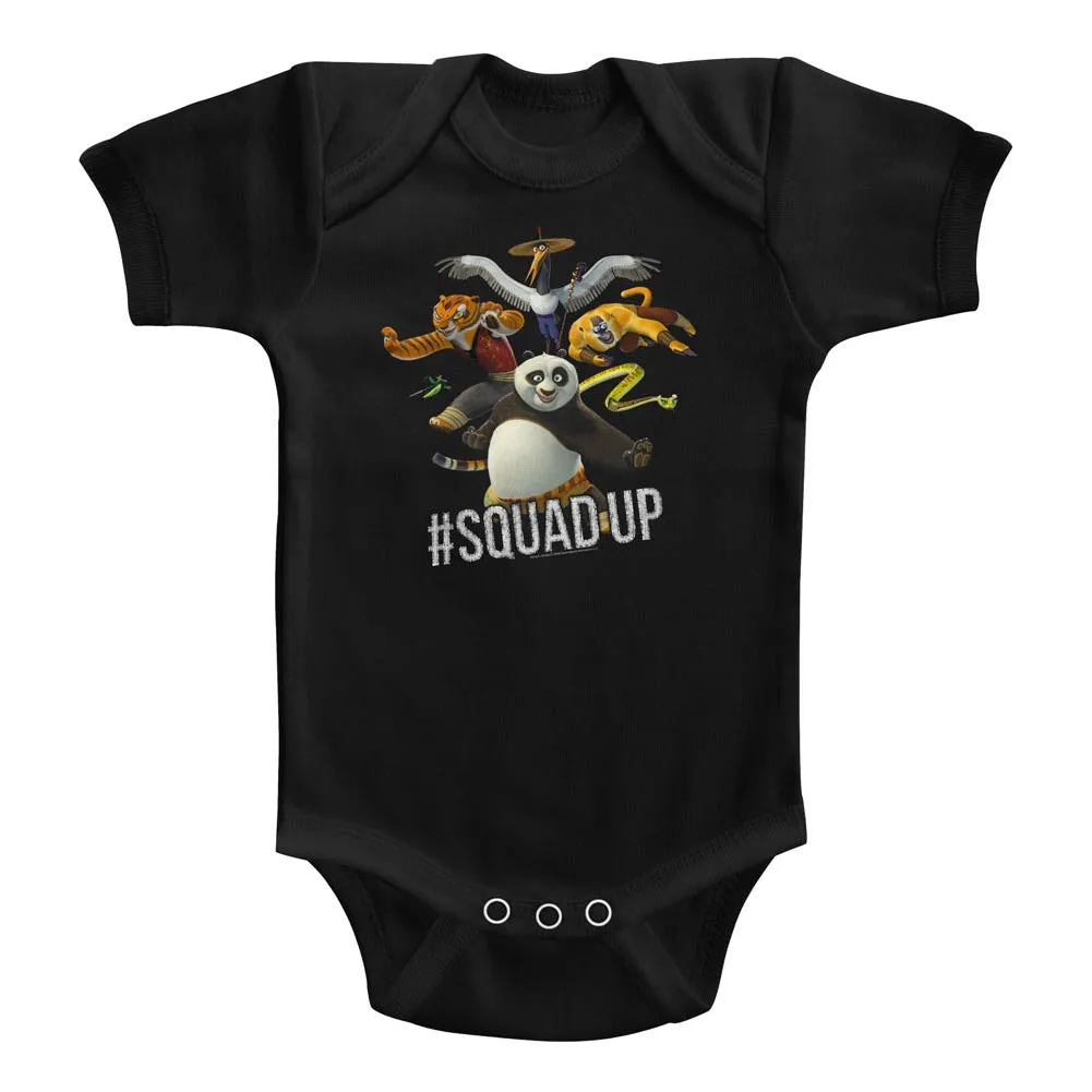 Kung Fu Panda Squad Up Baby Bodysuit