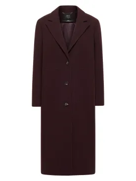 LANIUS 14052 Long coat 280 brown bordeaux women