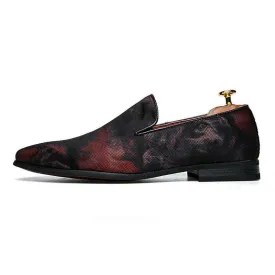 Luxury Hand-Painted Leather Italian Loafers - 2 Colors