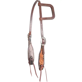 Martin Floral Tooled Slip Ear Headstall