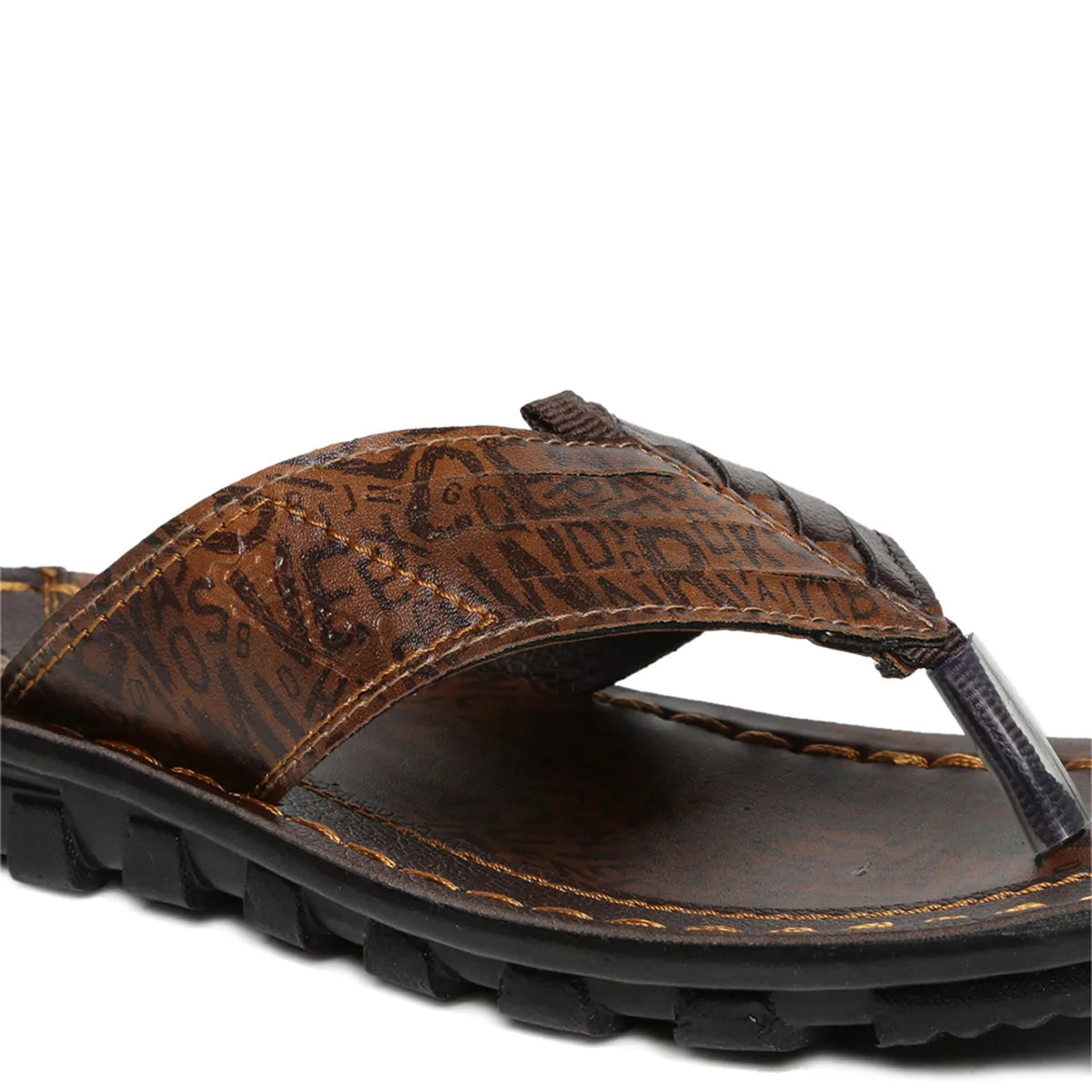 Men's Brown Vertex Flip-Flops