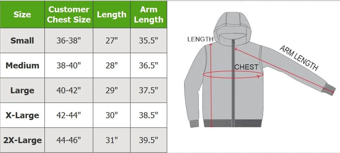 Men's Contrast Trim Puffer Jacket 1613