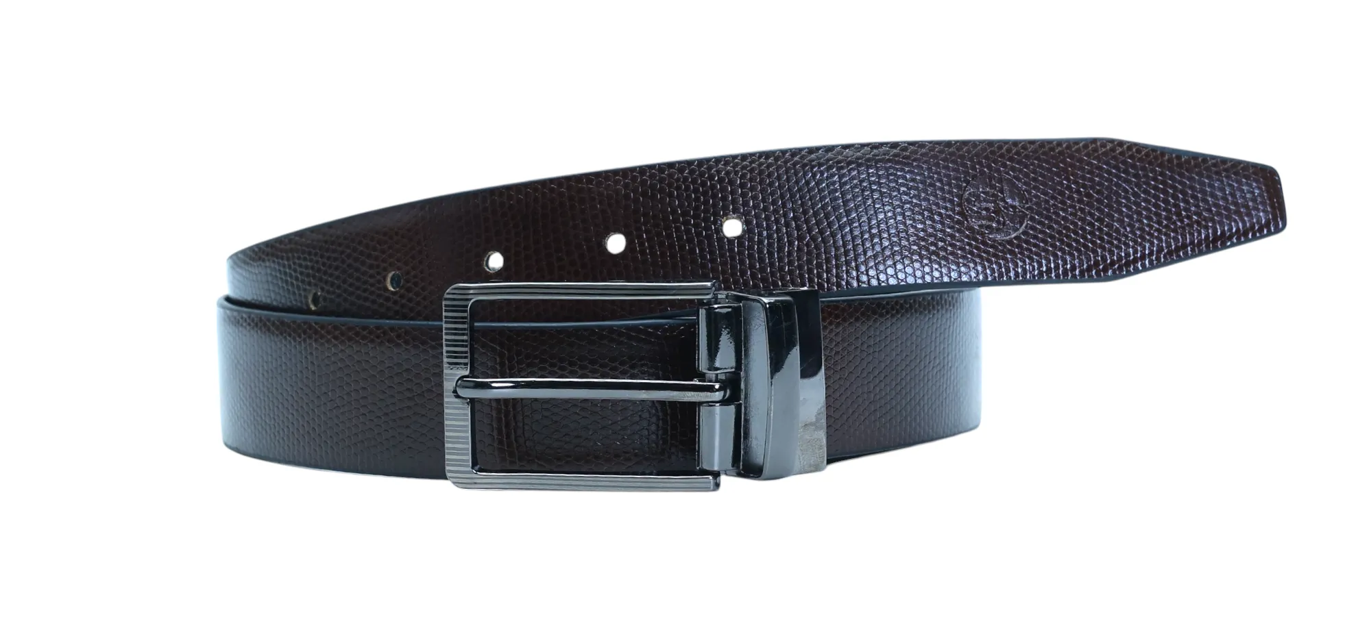 Mens Reversible Formal leather Belt 40406