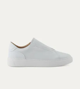 Misto Slip-On Sneaker In White Leather