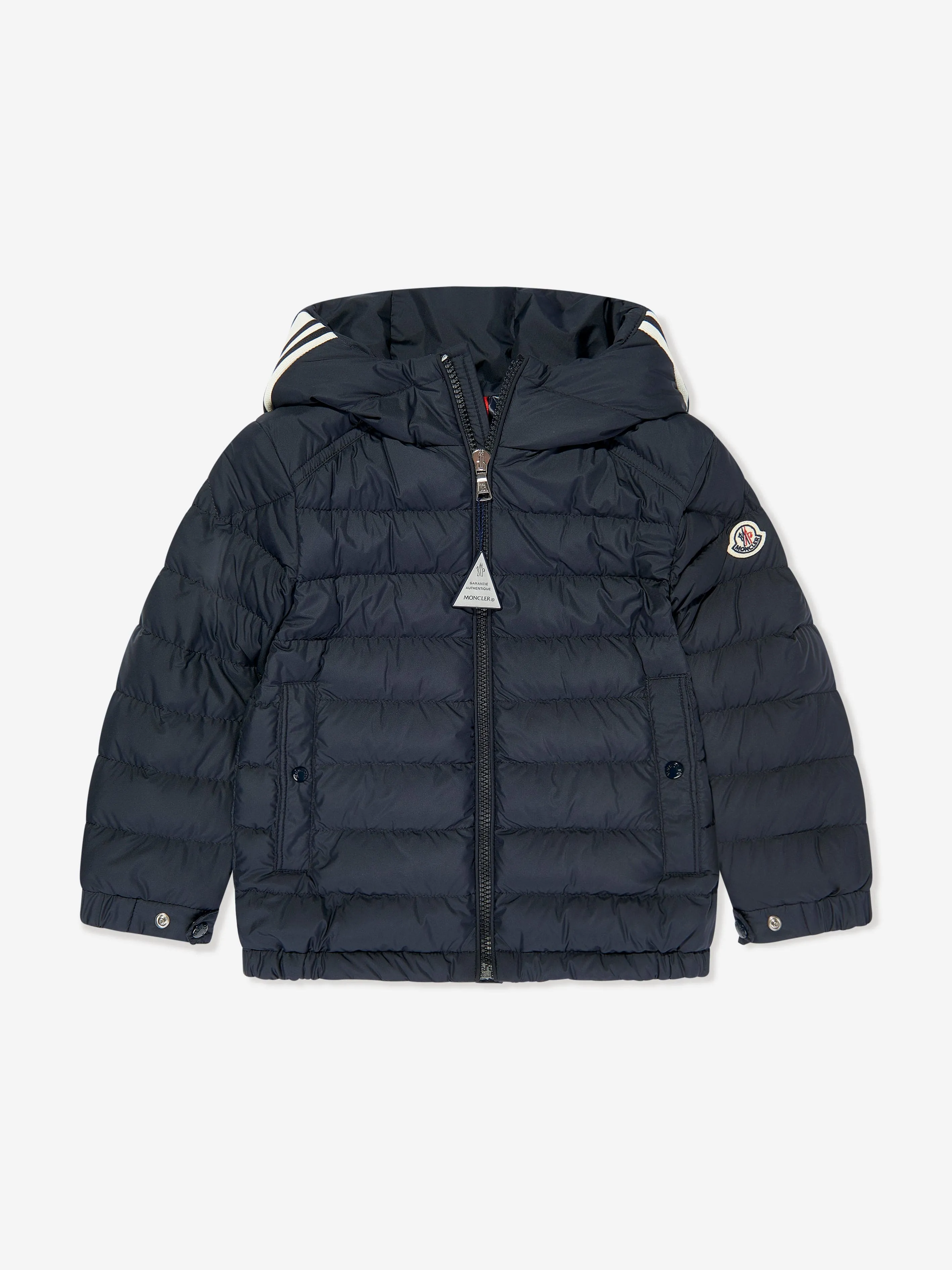 Moncler Enfant Boys Down Padded Cornour Jacket in Navy