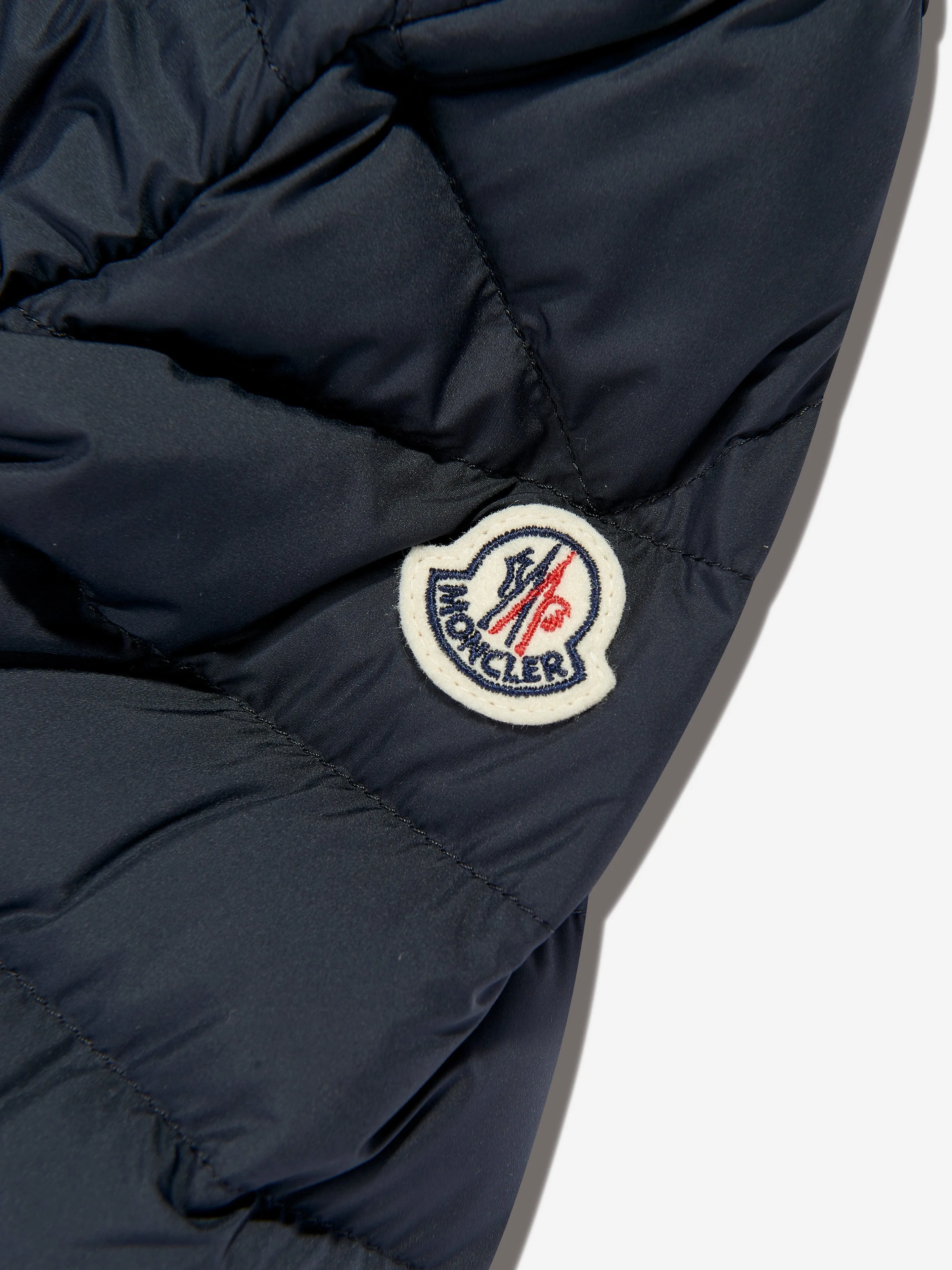 Moncler Enfant Boys Down Padded Cornour Jacket in Navy