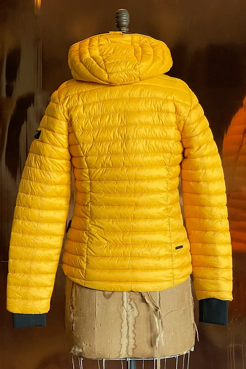 Navahoo Honey Yellow Puffer Jacket