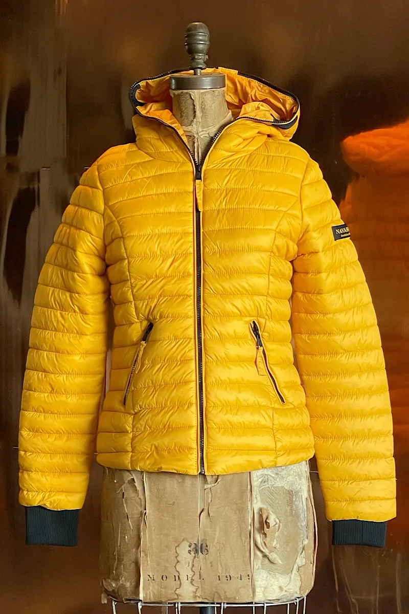 Navahoo Honey Yellow Puffer Jacket