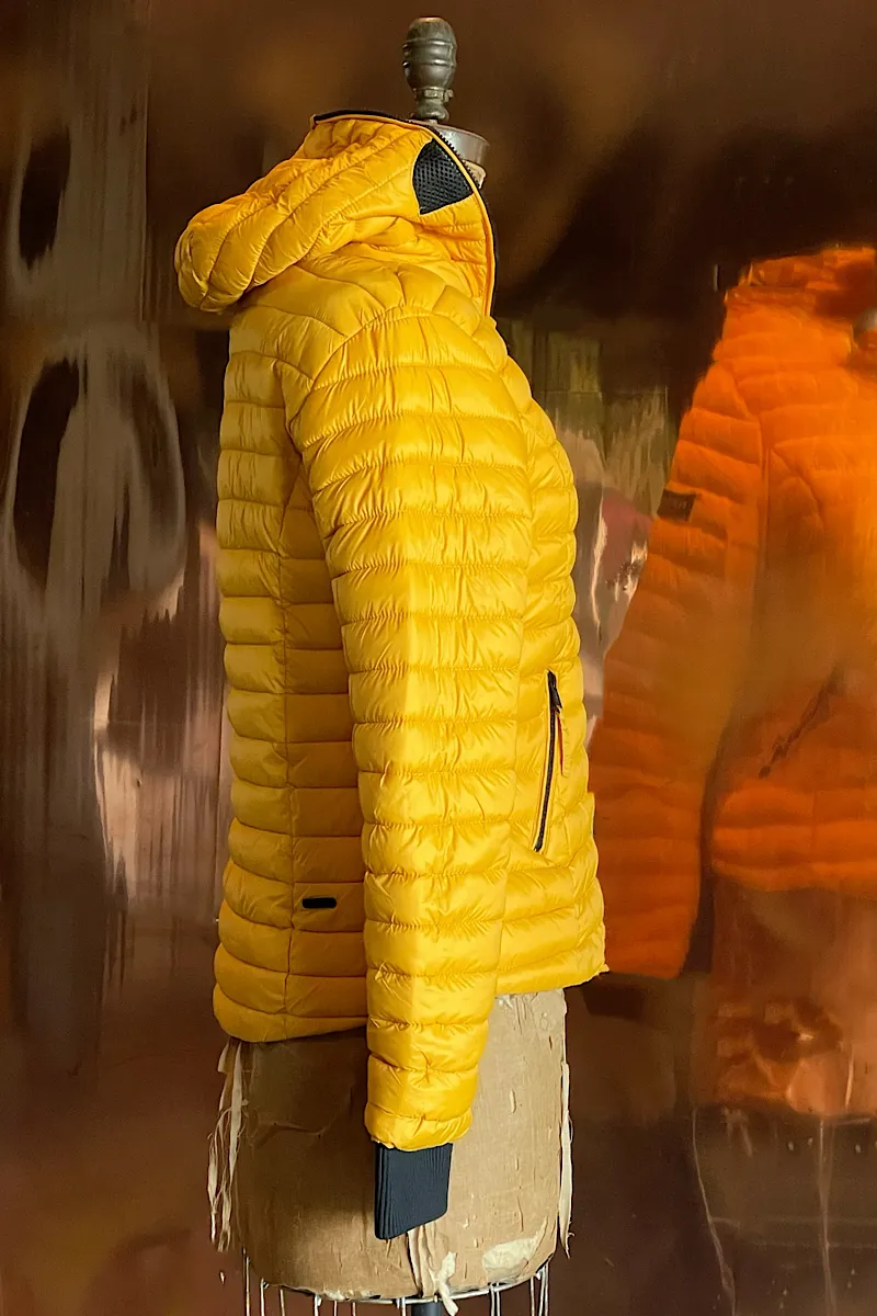 Navahoo Honey Yellow Puffer Jacket