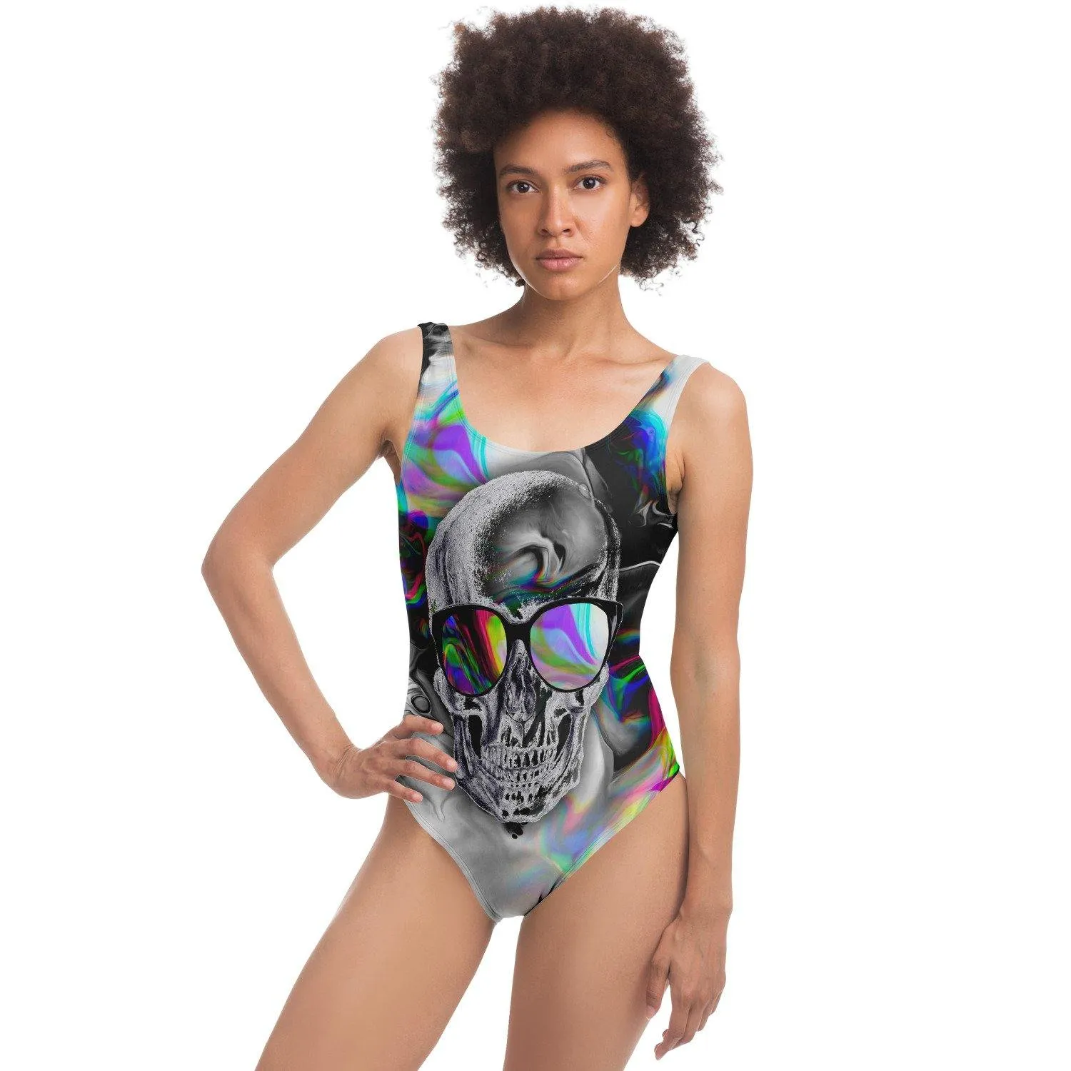 Psychedelic Skull Swimsuit