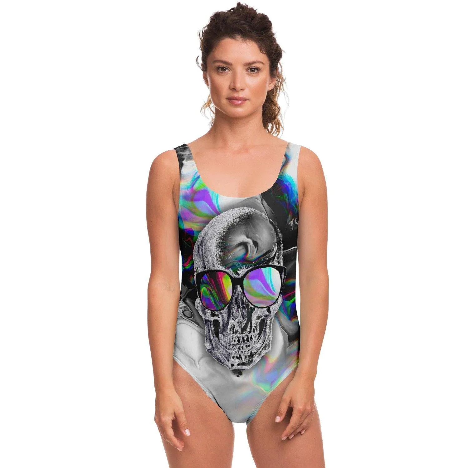 Psychedelic Skull Swimsuit