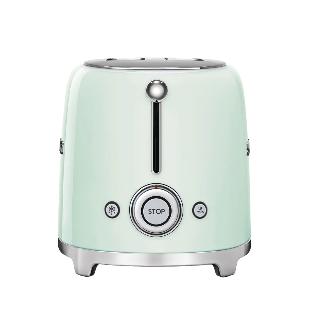 SMEG TSF01PGUK (Pastel Green) 50’s Retro Style 2 Slice Toaster