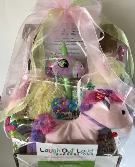 Sparkle & Rainbow Unicorn Basket