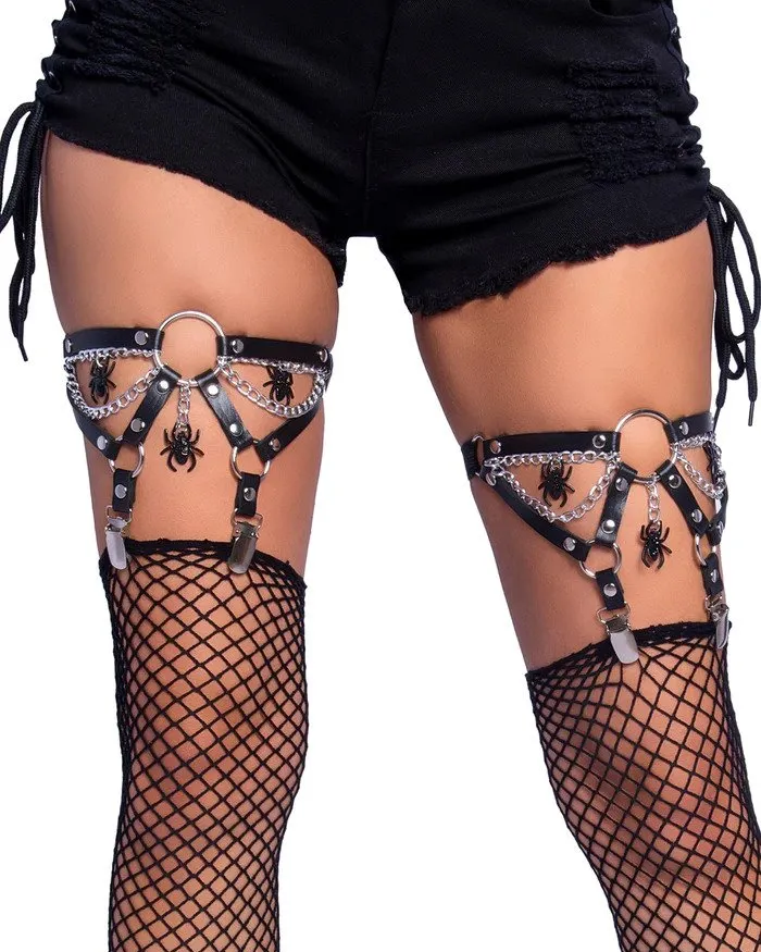 Spider Thigh Garters