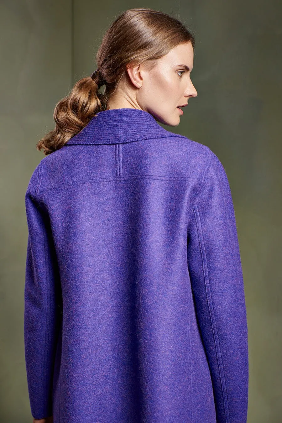 Tamesis Coat Alpaca & Wool Color Purple