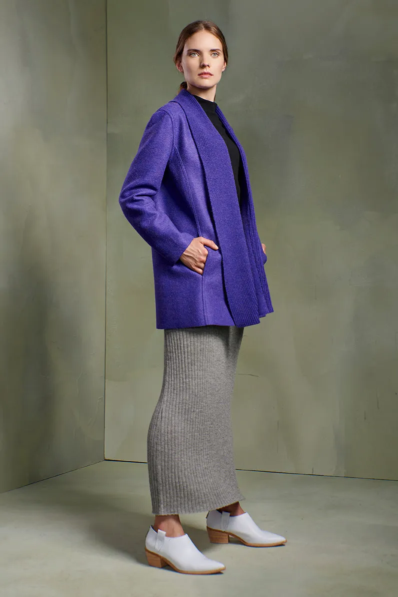 Tamesis Coat Alpaca & Wool Color Purple