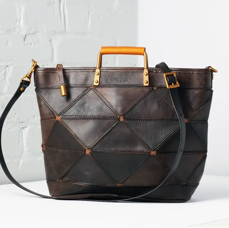 Updoo Leather Origami Tote